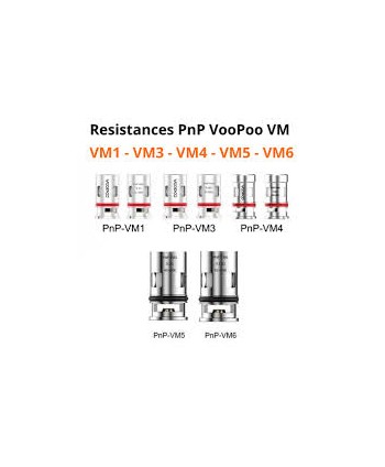 RESISTANCES PnP - VOOPOO